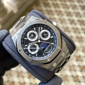 ĐỒNG HỒ AUDEMARS PIGUET ROYAL OAK REPLICA NHÀ MÁY APS MẶT ĐEN 41MM