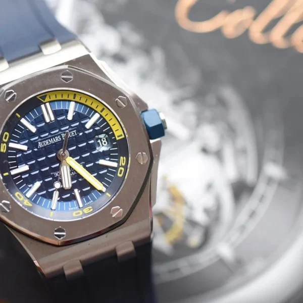 ĐỒNG HỒ NAM AUDEMARS PIGUET ROYAL OAK 15710 REPLICA NHÀ MÁY JF MẶT XANH 42MM