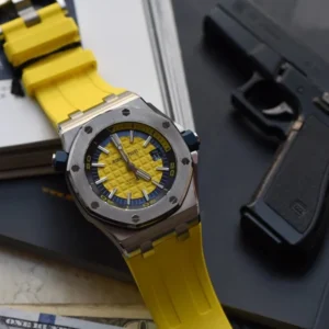 ĐỒNG HỒ NAM AUDEMARS PIGUET ROYAL OAK 15710 REPLICA 11 NHÀ MÁY JF VÀNG 42MM