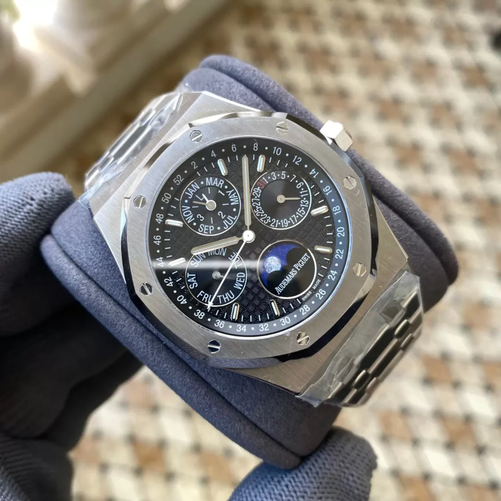 ĐỒNG HỒ AUDEMARS PIGUET ROYAL OAK REPLICA 11 NHÀ MÁY APS LỘ CƠ 41MM