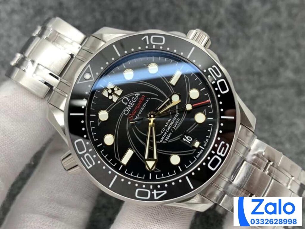 ĐỒNG HỒ NAM OMEGA SEAMASTER FAKE 1:1 NHÀ MÁY VS MẶT SỐ THIẾT KẾ 42MM