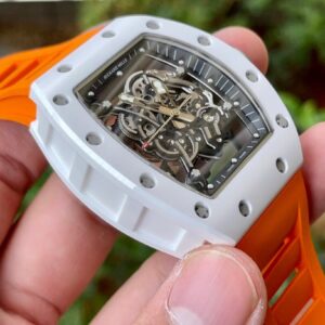 ĐỒNG HỒ NAM RICHARD MILLE RM055 REPLICA NHÀ MÁY KV CERAMIC MÀU CAM 45MM