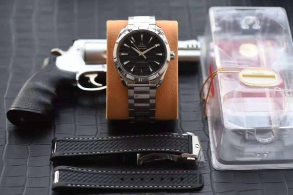 ĐỒNG HỒ NAM OMEGA SEAMASTER AQUA TERRA FAKE NHÀ MÁY VS BLACK 41MM