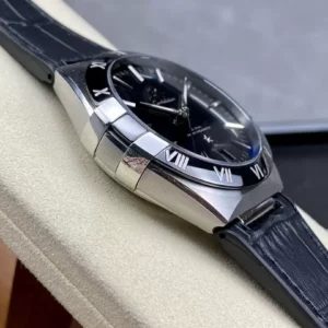 ĐỒNG HỒ NAM OMEGA CONSTELLATION FAKE CAO CẤP NHÀ MÁY SBF MẶT SỐ ĐEN 41MM