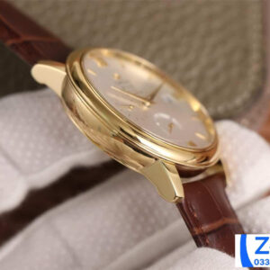 ĐỒNG HỒ NAM OMEGA DE VILLE FAKE 11 NHÀ MÁY AZ DÂY DA VỎ VÀNG GOLD 40MM