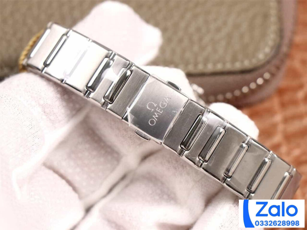 ĐỒNG HỒ NỮ OMEGA CONSTELLATION FAKE CAO CẤP NHÀ MÁY 3S VIỀN ĐÍNH ĐÁ 29MM