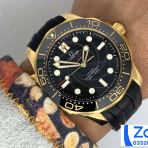 ĐỒNG HỒ NAM OMEGA SEAMASTER FAKE CAO CẤP NHÀ MÁY VS FACTORY VÀNG GOLD 42MM