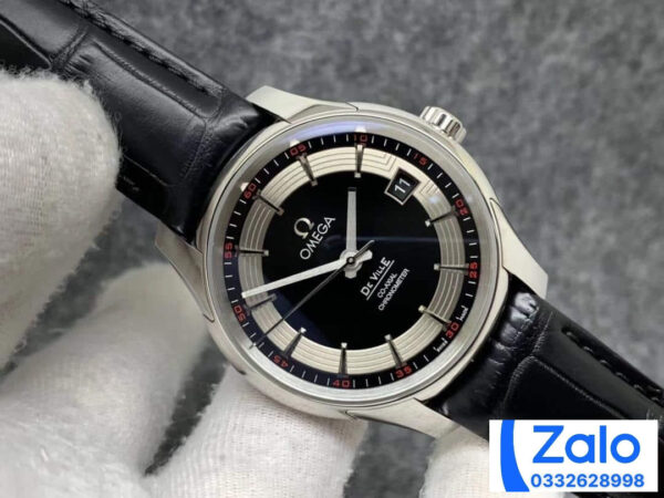 ĐỒNG HỒ NAM OMEGA DE VILLE REPLICA 1:1 NHÀ MÁY VS FACTORY MẶT ĐEN 41MM