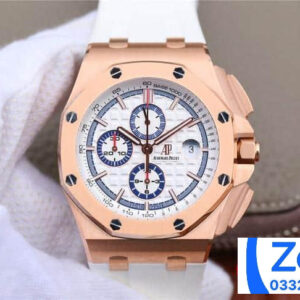 ĐỒNG HỒ AUDEMARS PIGUET ROYAL OAK OFFSHORE 264080 REP NHÀ MÁY JF MẶT TRẮNG 44MM