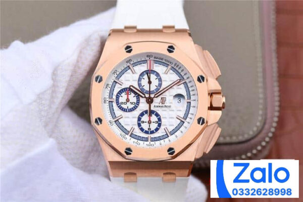 ĐỒNG HỒ AUDEMARS PIGUET ROYAL OAK OFFSHORE 264080 REP NHÀ MÁY JF MẶT TRẮNG 44MM