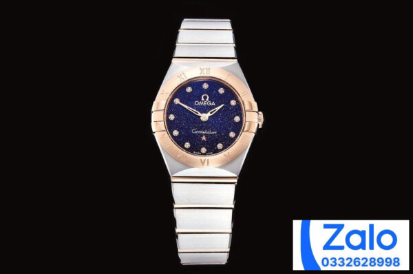 ĐỒNG HỒ NỮ OMEGA CONSTELLATION FAKE 1:1 NHÀ MÁY GF BẦU TRỜI SAO 25MM