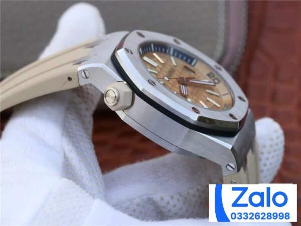 ĐỒNG HỒ NAM AUDEMARS PIGUET ROYAL OAK 15710 FAKE CAO CẤP MÀU NÂU 42MM