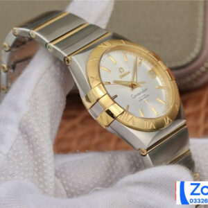 ĐỒNG HỒ NAM OMEGA CONSTELLATION FAKE CAO CẤP NHÀ MÁY 3S VÀNG GOLD 38MM