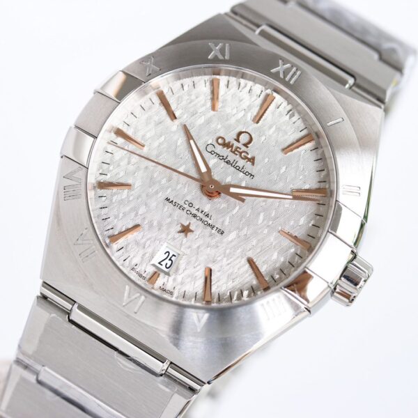 ĐỒNG HỒ UNISEX OMEGA CONSTELLATION SUPER FAKE NHÀ MÁY OR MẶT THIẾT KẾ 39MM