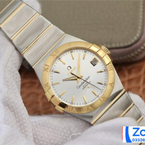 ĐỒNG HỒ NAM OMEGA CONSTELLATION FAKE CAO CẤP NHÀ MÁY 3S VÀNG GOLD 38MM