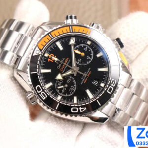 ĐỒNG HỒ NAM OMEGA SEAMASTER SUPER FAKE NHÀ MÁY OM BEZEL MIX HAI MÀU 45MM