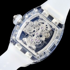 ĐỒNG HỒ NAM RICHARD MILLE RM56-01 REPLICA 11 VỎ TRONG SUỐT LỘ CỢ 44MM