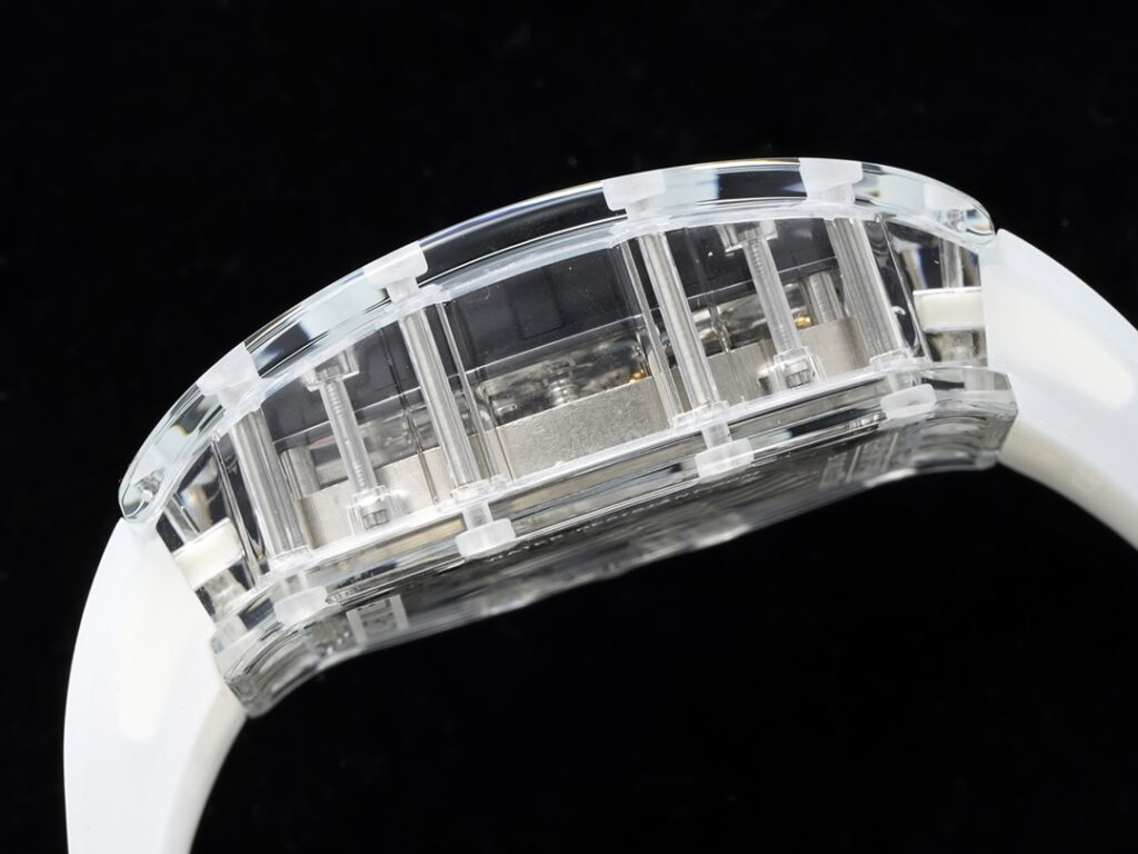 ĐỒNG HỒ NAM RICHARD MILLE RM56-01 REPLICA 11 VỎ TRONG SUỐT LỘ CỢ 44MM