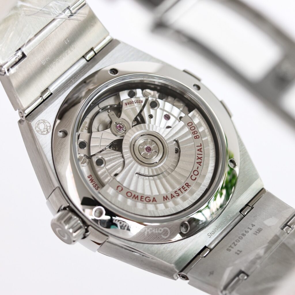 ĐỒNG HỒ UNISEX OMEGA CONSTELLATION FAKE CAO CẤP NHÀ MÁY OR MẶT ĐEN 39MM