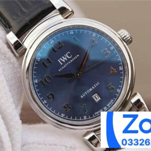 ĐỒNG HỒ IWC DA VINCI FAKE CAO CẤP NHÀ MÁY TW FACTORY MẶT SỐ XANH 40MM