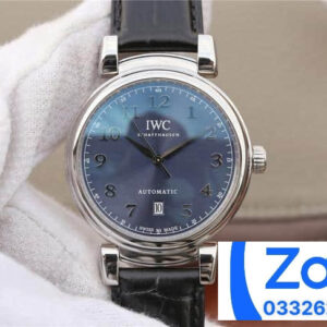 ĐỒNG HỒ IWC DA VINCI FAKE CAO CẤP NHÀ MÁY TW FACTORY MẶT SỐ XANH 40MM