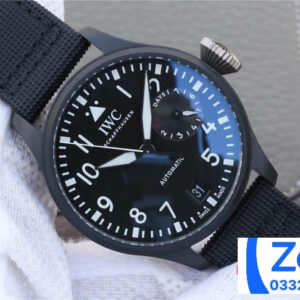 ĐỒNG HỒ IWC PILOT’S IW502001 SUPER FAKE NHÀ MÁY YJL DÂY CAO SU 46MM