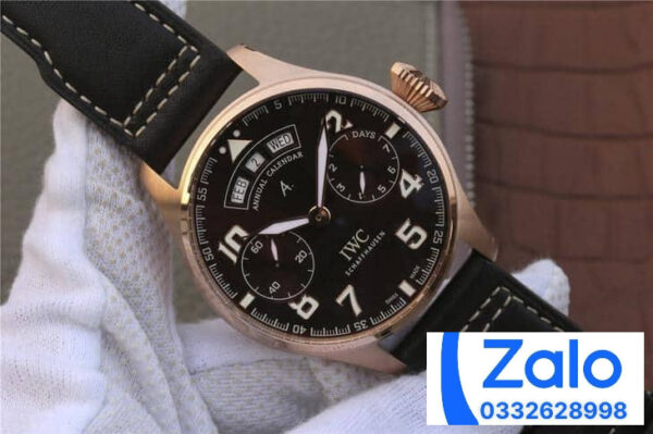 ĐỒNG HỒ IWC PILOT’S IW502706 FAKE 1:1 NHÀ MÁY YL MẶT SỐ NÂU 46MM