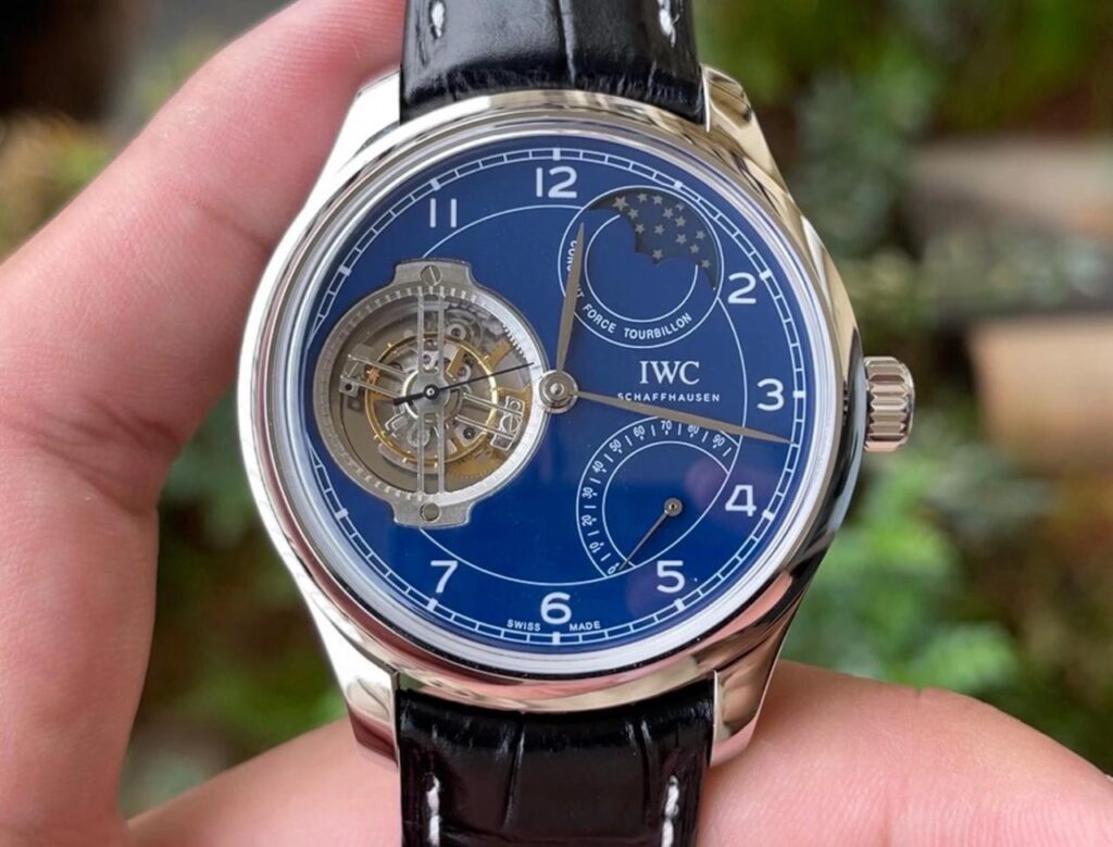 ĐỒNG HỒ IWC PORTUGIESER CONSTANT-FORCE TOURBILLON REPLICA NHÀ MÁY IWC 44MM