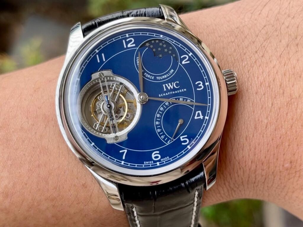 ĐỒNG HỒ IWC PORTUGIESER CONSTANT-FORCE TOURBILLON REPLICA NHÀ MÁY IWC 44MM