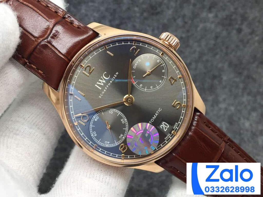 ĐỒNG HỒ IWC PORTUGIESER IW500125 SUPER FAKE NHÀ MÁY ZF VÀNG GOLD 42MM