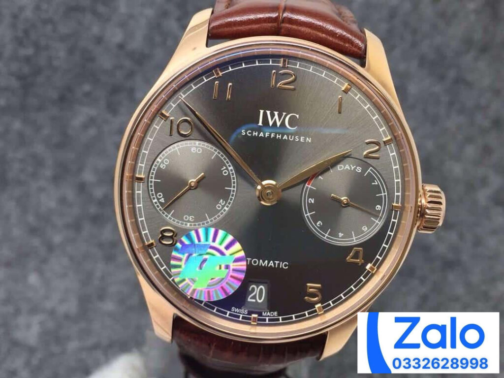 ĐỒNG HỒ IWC PORTUGIESER IW500125 SUPER FAKE NHÀ MÁY ZF VÀNG GOLD 42MM