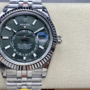 ĐỒNG HỒ ROLEX SKY DWELLER 336934 MẶT XANH LÁ REPLICA 11 TW FACTORY 42MM (1)