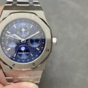 ĐỒNG HỒ AUDEMARS PIGUET ROYAL OAK 26574ST BBR REPLICA 11 NAM MẶT XANH 41MM (2)