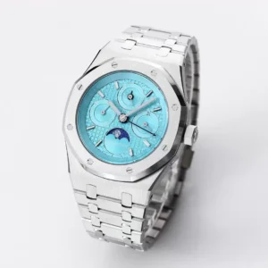 ĐỒNG HỒ AUDEMARS PIGUET ROYAL OAK CHORONOGRAPH 26574ST BBR REP 11 DÂY KIM LOẠI 41MM (2)