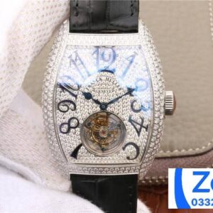 ĐỒNG HỒ FRANCK MULLER TOURBILLON REP 11 ĐÍNH FULL ĐÁ DÂY DA 39 (2)