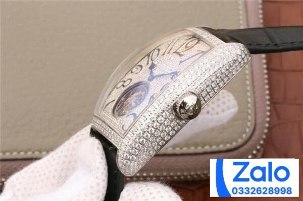 ĐỒNG HỒ FRANCK MULLER TOURBILLON REP 11 ĐÍNH FULL ĐÁ DÂY DA 39 (2)