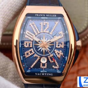 ĐỒNG HỒ FRANCK MULLER V45 ROSE GOLD ABF NAM CỌC SỐ ĐÍNH ĐÁ 45MM (2)