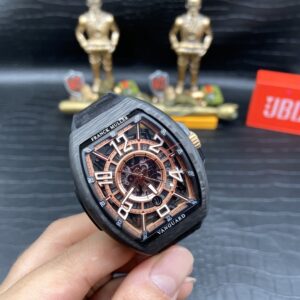 ĐỒNG HỒ FRANCK MULLER VANGUARD SKELETON VỎ CARBON REP 11 CỌC SỐ DẠ QUANG 45MM (2)