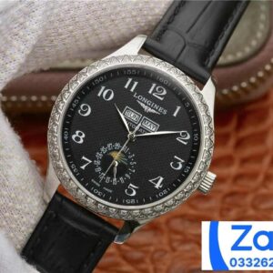 ĐỒNG HỒ LONGINES MASTER L2.503.0.83.3 FAKE 11 NAM CỌC SỐ HỌC TRÒ 42MM (2)