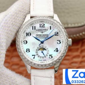 ĐỒNG HỒ LONGINES MASTER L2.503.0.83.3 FAKE 11 NAM MẶT KHẢM TRAI 42MM (2)