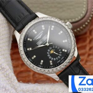 ĐỒNG HỒ LONGINES MASTER L2.503.0.83.3 REPLICA 11 NAM ĐÍNH ĐÁ 42MM (2)