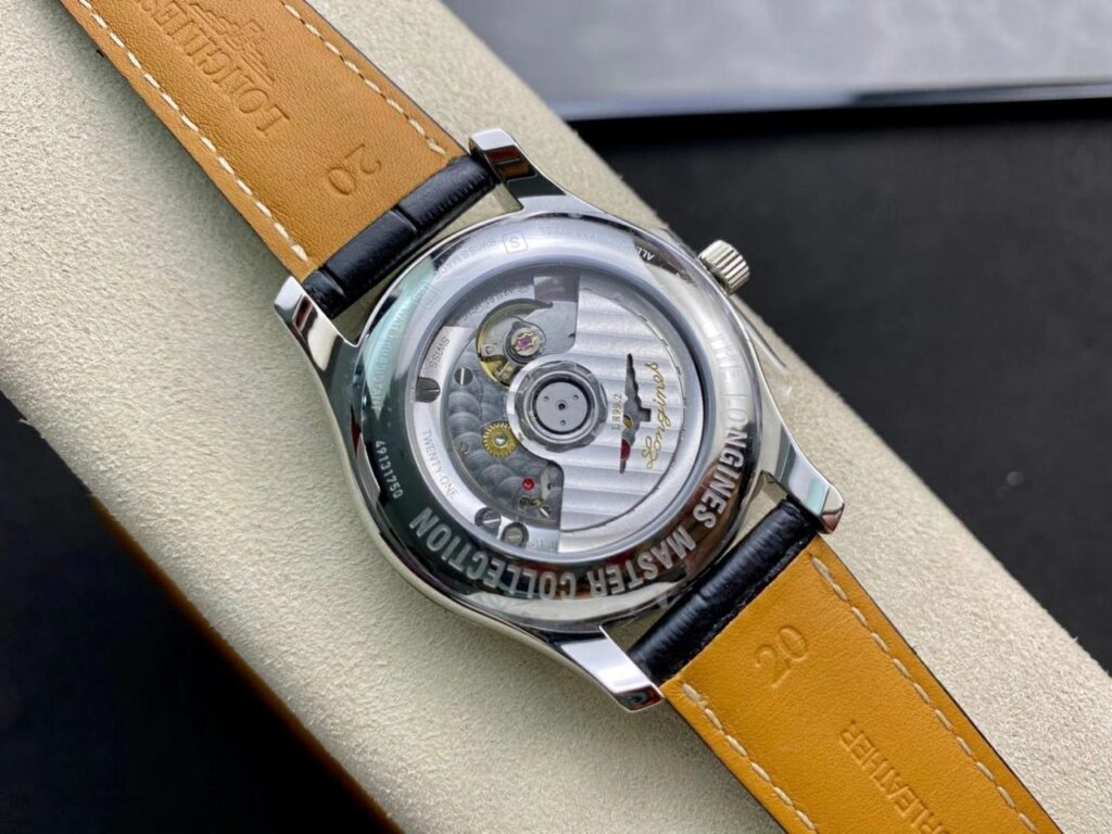 ĐỒNG HỒ LONGINES MASTER MOONPHASE L2.909.4.97.6 FAKE 11 NAM CỌC SỐ LA MÃ 40MM (2)