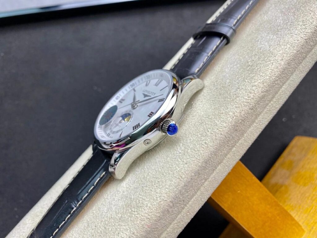 ĐỒNG HỒ LONGINES MASTER MOONPHASE L2.909.4.97.6 FAKE 11 NAM CỌC SỐ LA MÃ 40MM (2)