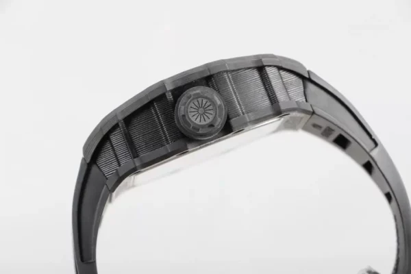 ĐỒNG HỒ RICHARD MILLE RM12-01 TOURBILLON FULL CARBON REP 11 DÂY CAO SU 42MM (2)