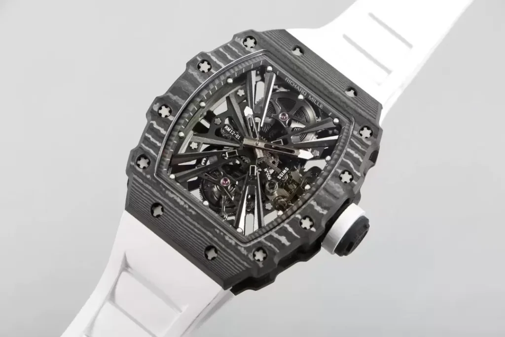 ĐỒNG HỒ RICHARD MILLE RM12-01 TOURBILLON VỎ CARBON REP 11 CAO CẤP 42MM (2)