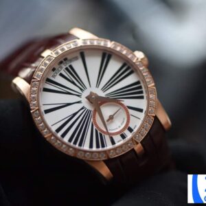 ĐỒNG HỒ ROGER DUBUIS EXCALIBUR REPLICA 11 NỮ DÂY DA PF FACTORY 36MM (2)