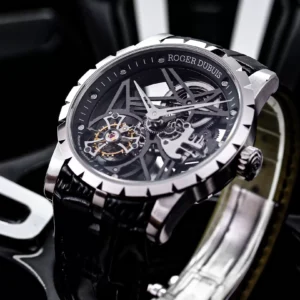 ĐỒNG HỒ ROGER DUBUIS EXCALIBUR TOURBILLON RDDBEX 0393 REP 11 DÂY DA 45MM (2)