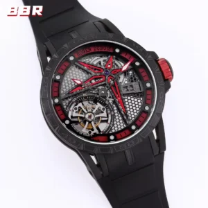 ĐỒNG HỒ ROGER DUBUIS EXCALIBUR TOURBILLON RDDBEX 0817 REP 11 NAM MÀU ĐỎ 45MM (2)