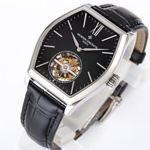 ĐỒNG HỒ VACHERON CONSTANTIN MALTE TOURBILLON 30130 MẶT ĐEN REP 11 CAO CẤP 38X49MM (2)