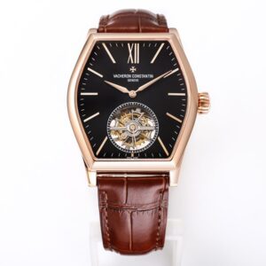 ĐỒNG HỒ VACHERON CONSTANTIN MALTE TOURBILLON ROSE GOLD 30130 REP 11 MẶT ĐEN 38X49MM (2)